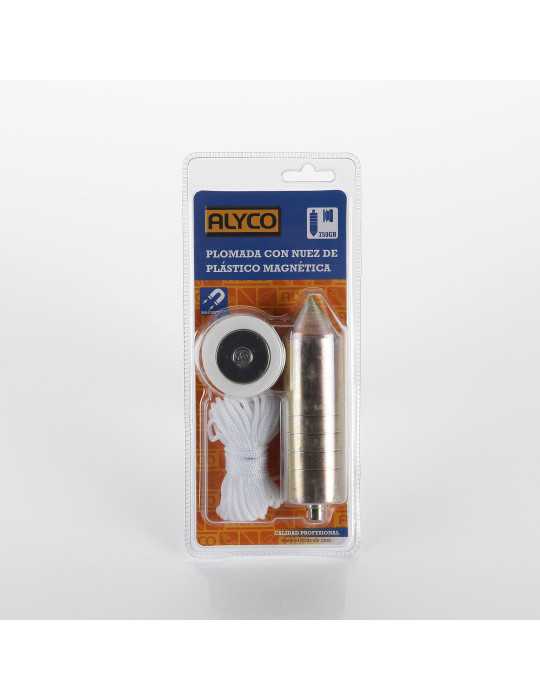 Plomada magnética con nuez plástico 500 g ALYCO