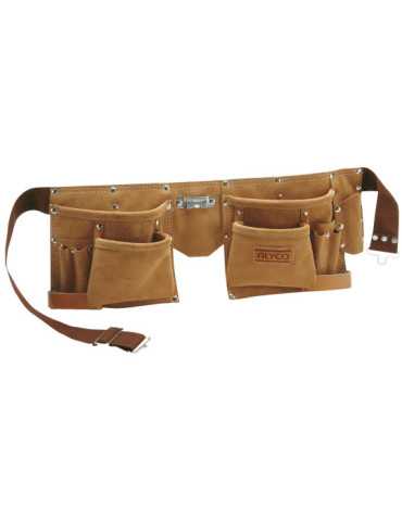 Bolsa doble de cuero ALYCO