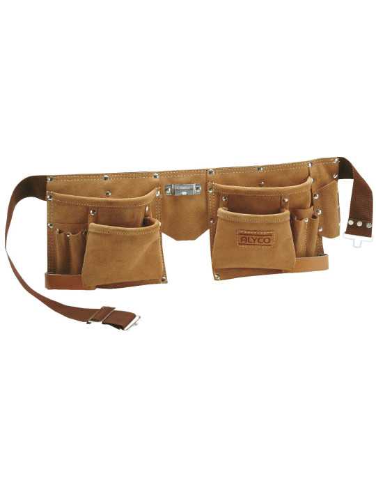 Bolsa doble de cuero ALYCO