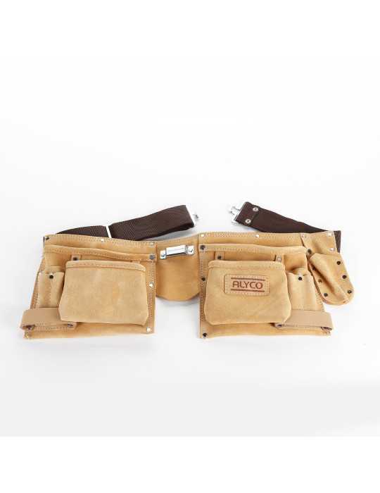 Bolsa doble de cuero ALYCO