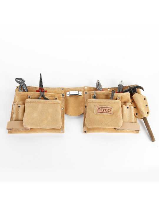 Bolsa doble de cuero ALYCO