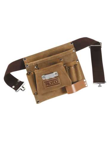 Bolsa individual de cuero con cinturón ALYCO