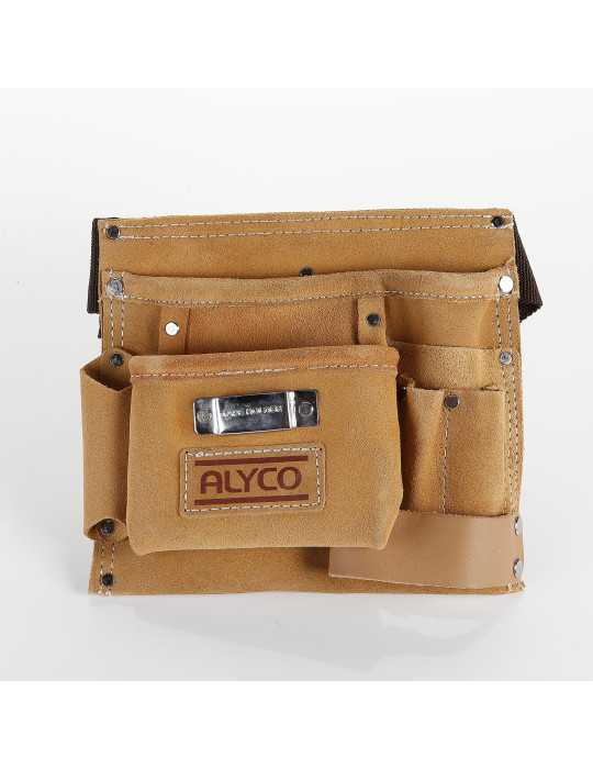 Bolsa individual de cuero con cinturón ALYCO