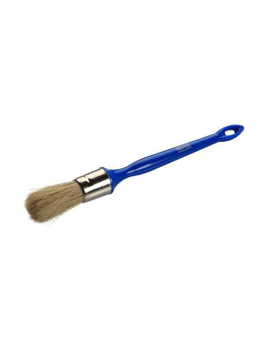 Brocha redonda natural n. 16 con casquillo inoxidable ALYCO