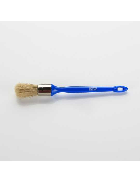 Brocha redonda natural n. 16 con casquillo inoxidable ALYCO