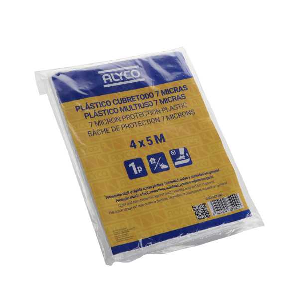 Plástico de protección 4 x 5 m 7 micras ALYCO