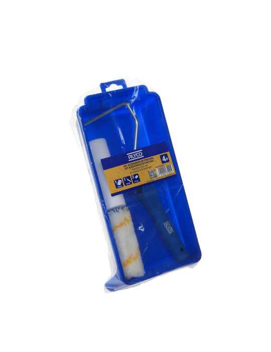 Set de accesorios de pintura mini 4 piezas ALYCO