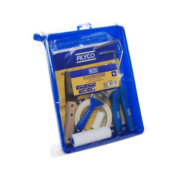 Set de accesorios de pintura 9 piezas ALYCO