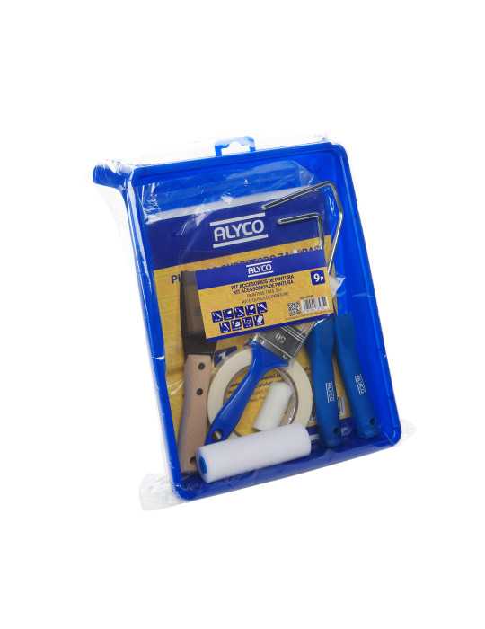 Set de accesorios de pintura 9 piezas ALYCO