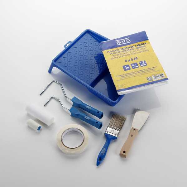 Set de accesorios de pintura 9 piezas ALYCO
