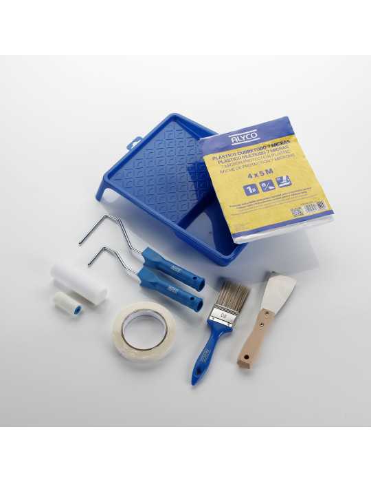 Set de accesorios de pintura 9 piezas ALYCO