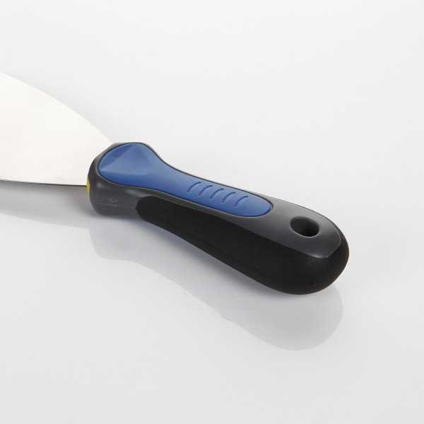 Espátula flexible de acero al carbono 150 mm mango bimaterial ALYCO