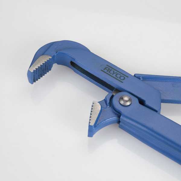 Llave sueca 90. para tubo 2" de acero forjado ALYCO