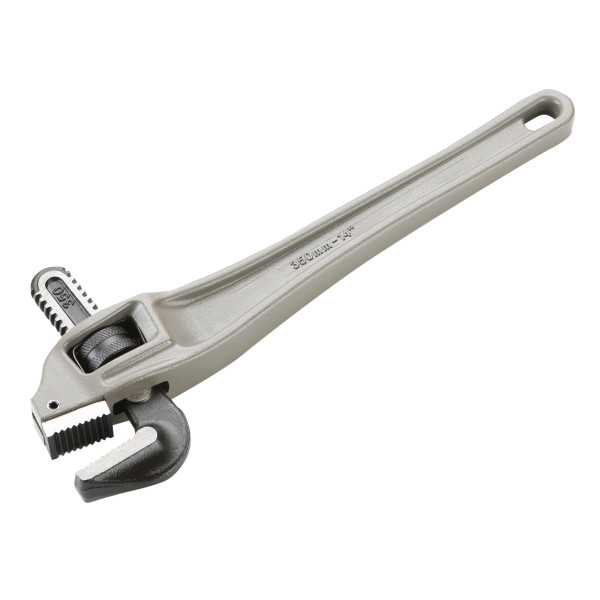 Llave Stillson acodada 90. de aluminio 350 mm ALYCO