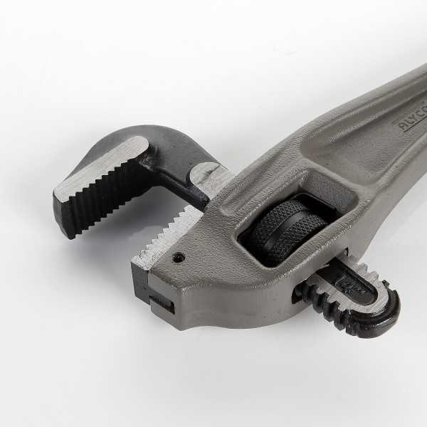 Llave Stillson acodada 90. de aluminio 350 mm ALYCO