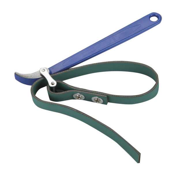 Llave forjada con correa de cuero 9" 225 mm ALYCO