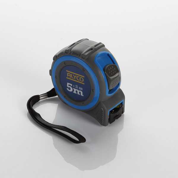 Flexómetro metálico 3 m métrica/pulgadas cuerpo bimaterial ALYCO