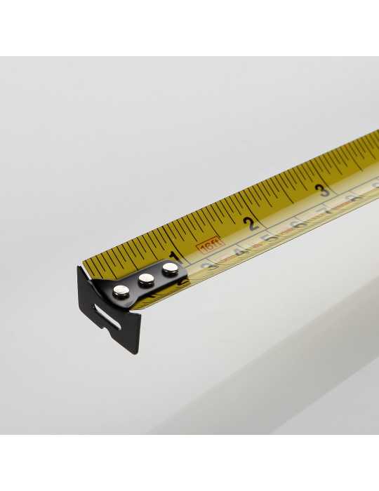 Flexómetro metálico 3 m métrica/pulgadas cuerpo bimaterial ALYCO