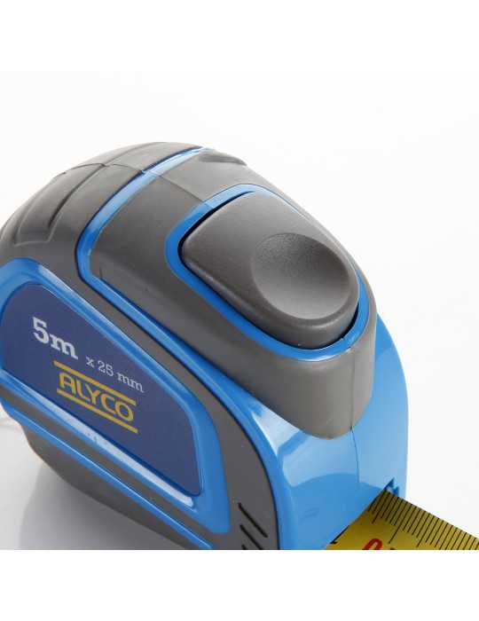 Flexómetro metálico magnético 3 m cuerpo bimaterial ALYCO