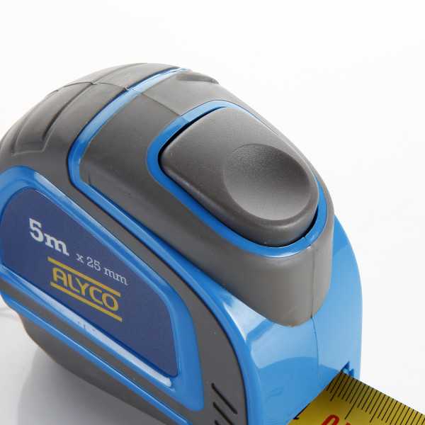 Flexómetro metálico magnético 8 m cuerpo bimaterial ALYCO
