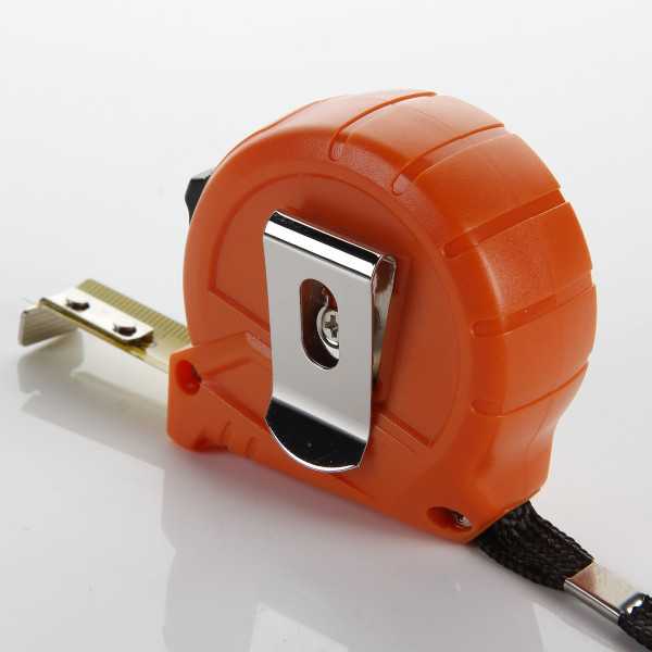 Flexómetro metálico 5 m cuerpo bimaterial ALYCO ORANGE