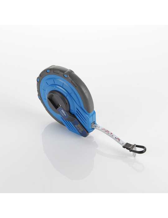Flexómetro largo cinta fibra de vidrio 20 m cuerpo bimaterial ALYCO