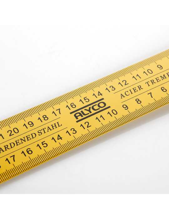 Escuadra de acero templado con mango de aluminio 400 mm ALYCO