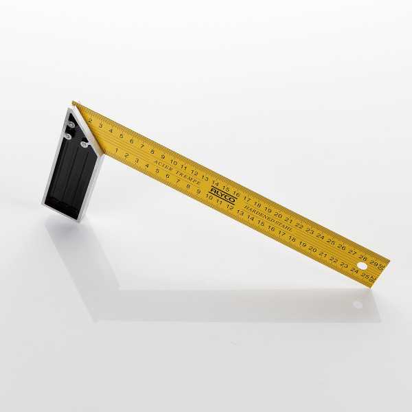 Escuadra de acero templado con mango de aluminio 400 mm ALYCO