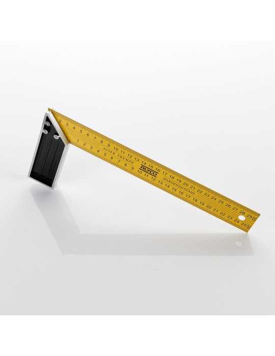 Escuadra de acero templado con mango de aluminio 400 mm ALYCO