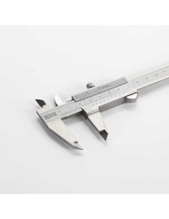 Calibre pie de rey inoxidable monobloc 150 x 0,05 mm ALYCO