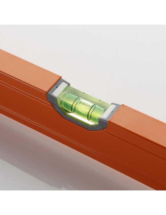 Nivel tubular magnético 600 mm 3 fiolas ALYCO ORANGE