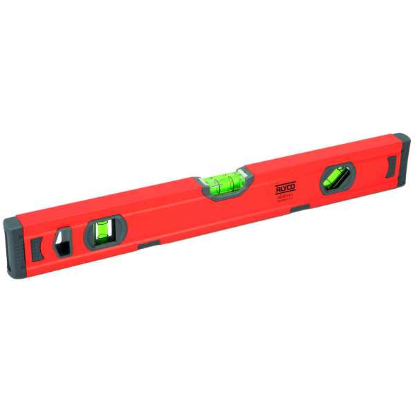 Nivel tubular magnético 800 mm 3 fiolas ALYCO ORANGE