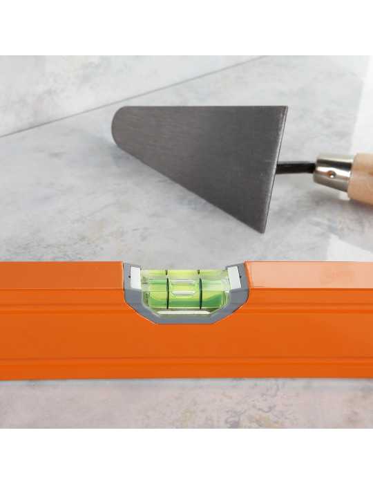 Nivel tubular 400 mm 3 fiolas ALYCO ORANGE