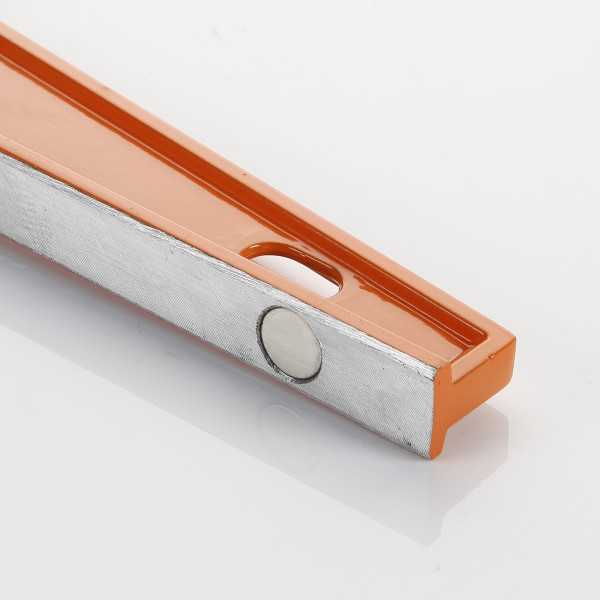 Nivel trapezoidal magnético 600 mm 2 fiolas ALYCO ORANGE