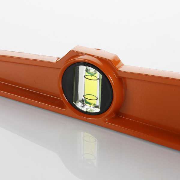 Nivel trapezoidal magnético 600 mm 2 fiolas ALYCO ORANGE