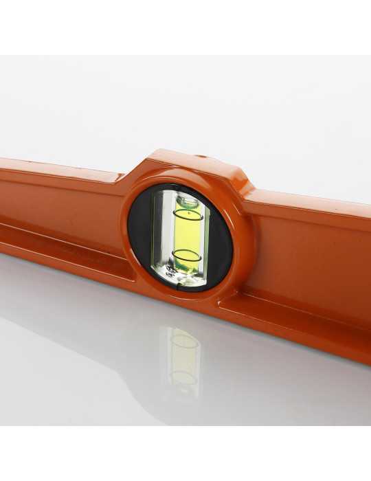Nivel trapezoidal magnético 600 mm 2 fiolas ALYCO ORANGE