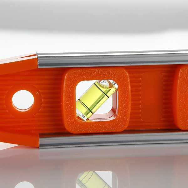 Nivel torpedo magnético 235 mm 3 fiolas ALYCO ORANGE