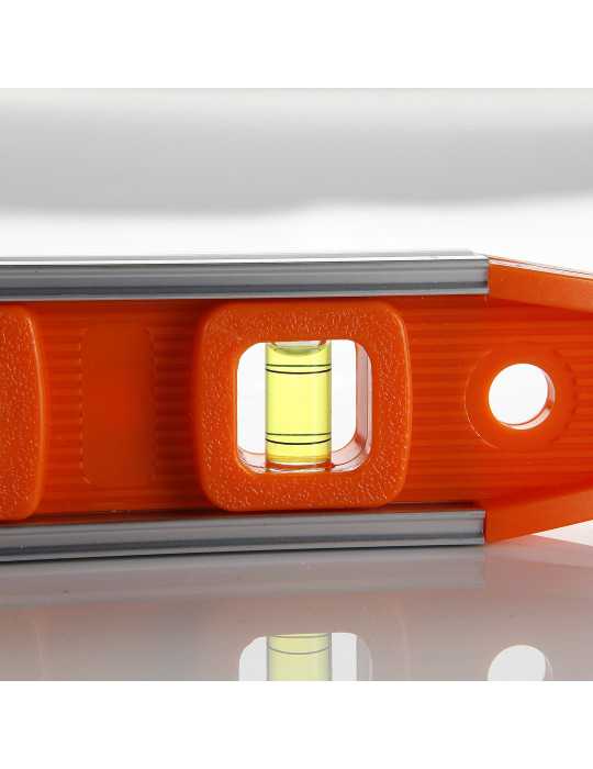 Nivel torpedo magnético 235 mm 3 fiolas ALYCO ORANGE