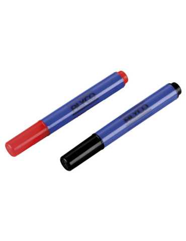 Rotulador permanente rojo punta fina 9 mm ALYCO