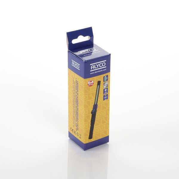 Mini linterna de aluminio recargable COB 5W ALYCO