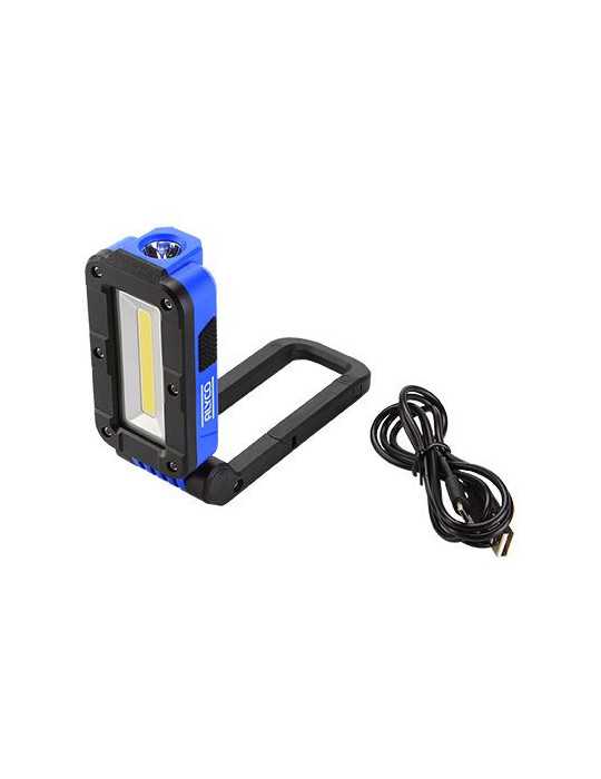 Linterna recargable bifocal plegable COB IP54 ALYCO