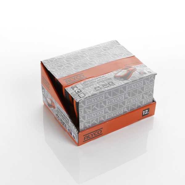 Linterna de trabajo bifocal larga 3W COB + 3 LED ALYCO ORANGE