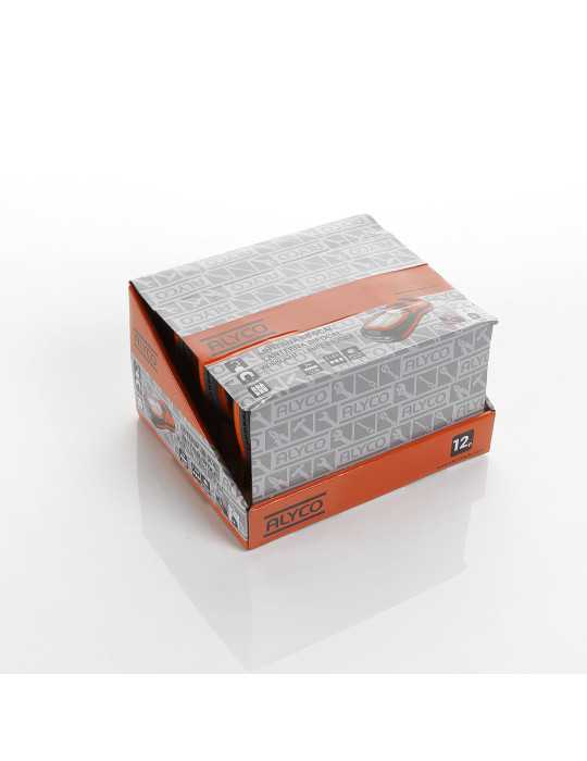 Linterna de trabajo bifocal larga 3W COB + 3 LED ALYCO ORANGE