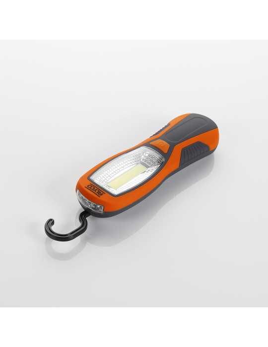 Linterna bifocal COB 3W + 3 LED 250 lúmenes ALYCO ORANGE
