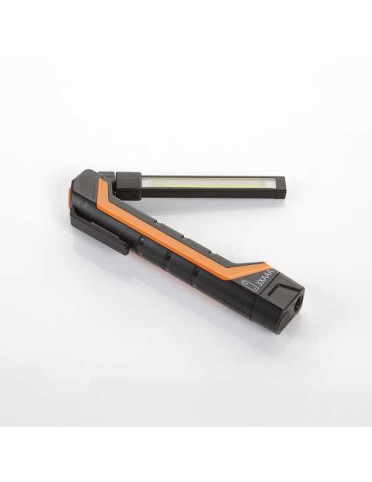 Linterna extrafina de plástico COB 3W ALYCO ORANGE