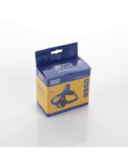 Linterna frontal recargable aluminio-plástico LED 5W ALYCO