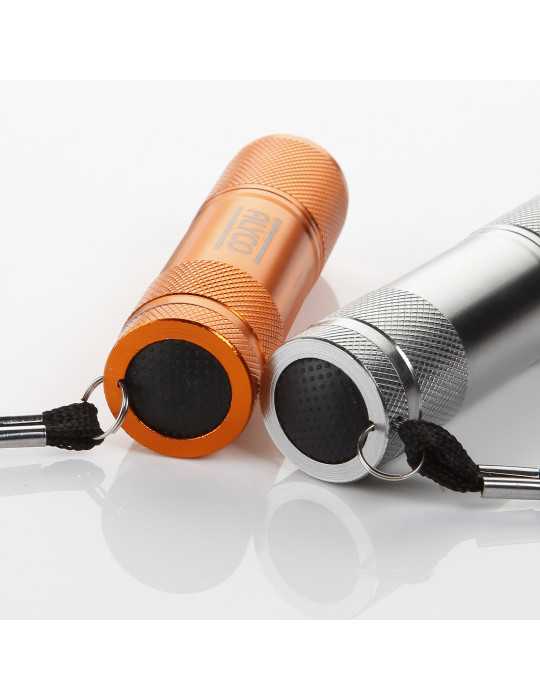 Linterna tubular de bolsillo aluminio 9 LED ALYCO ORANGE