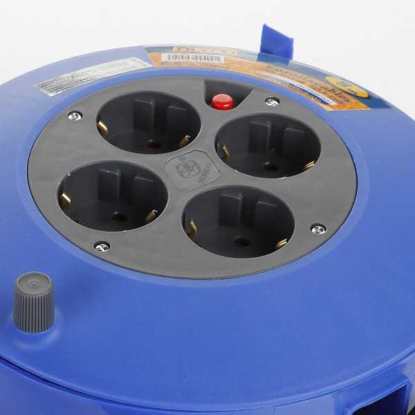 Enrollacables corto 10 m cable 3x1,5 IP20 ALYCO