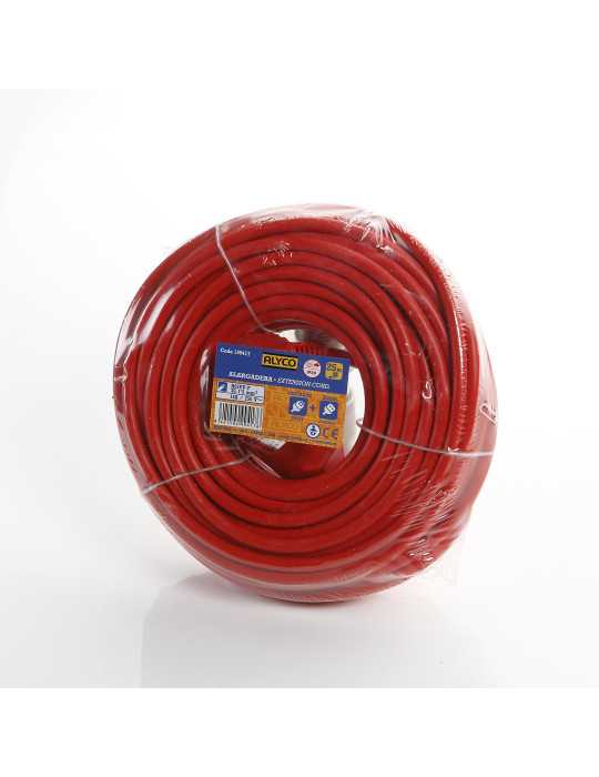 Prolongador eléctrico 15 m cable 3x1,5 IP20 ALYCO