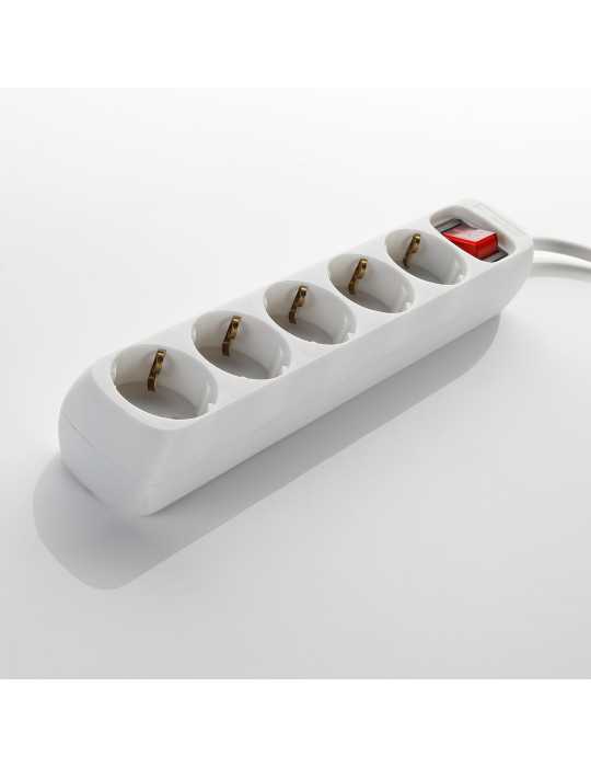 Base múltiple con interruptor 3 enchufes cable 3 m ALYCO